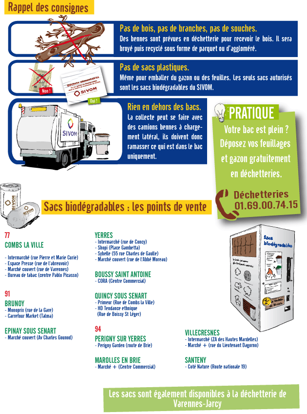 Points de vente des sacs biodégradables Points de vente des sacs biodégradables